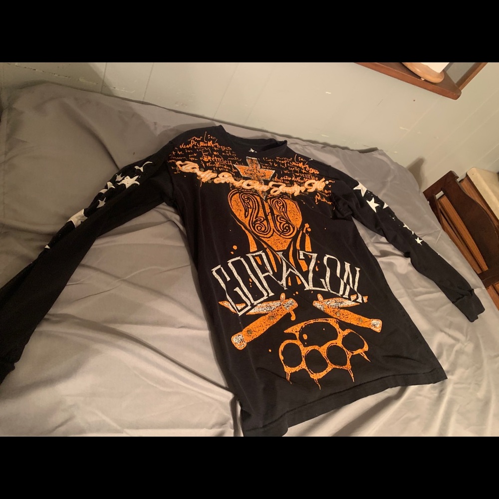 Black label long sleeve tee